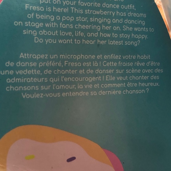 Kellytoy Squishmallow Plush Freda the Strawberry Frosted Sprinkles Snack Squad - Picture 8 of 13